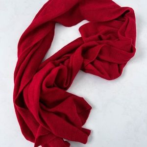 Red Cashmere Scarf